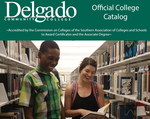 Catalog Cover with picture of students in the library