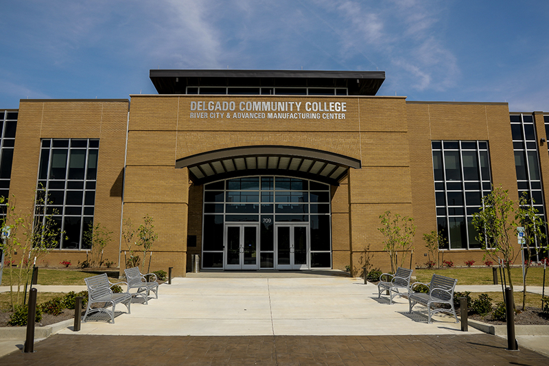 A view of the new Delgado River City site front entrance.