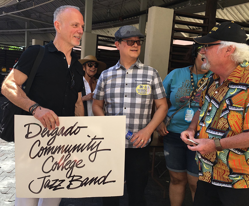 Delgado music faculty at jazz fest