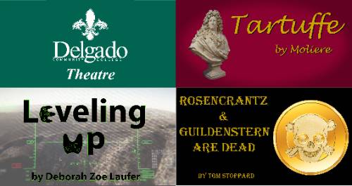 Collage of theatre posters depicting each of the planned theatre productions for the coming season.