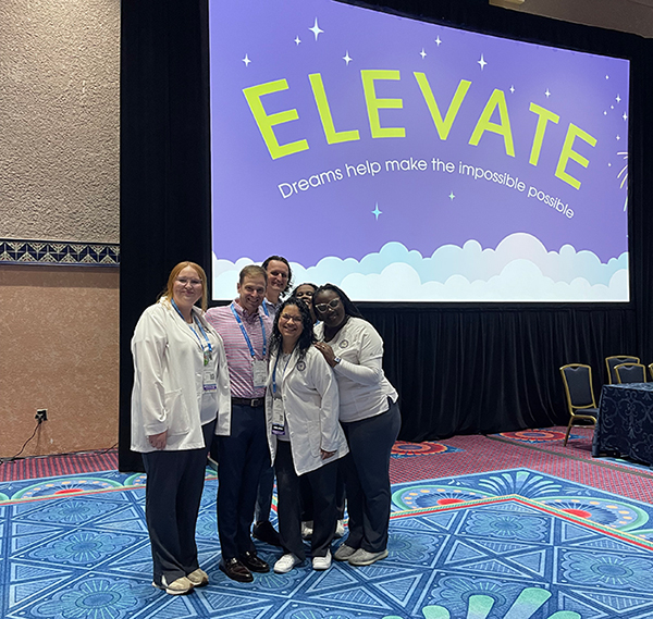 CASN students at a conference