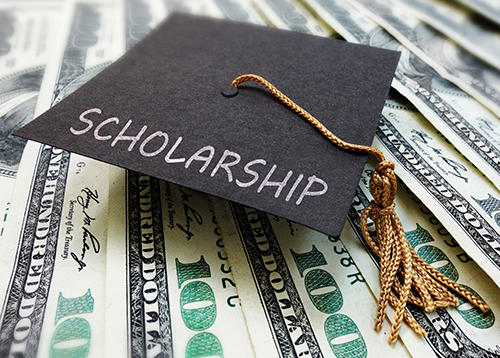 Graduation Hat with $100 bills