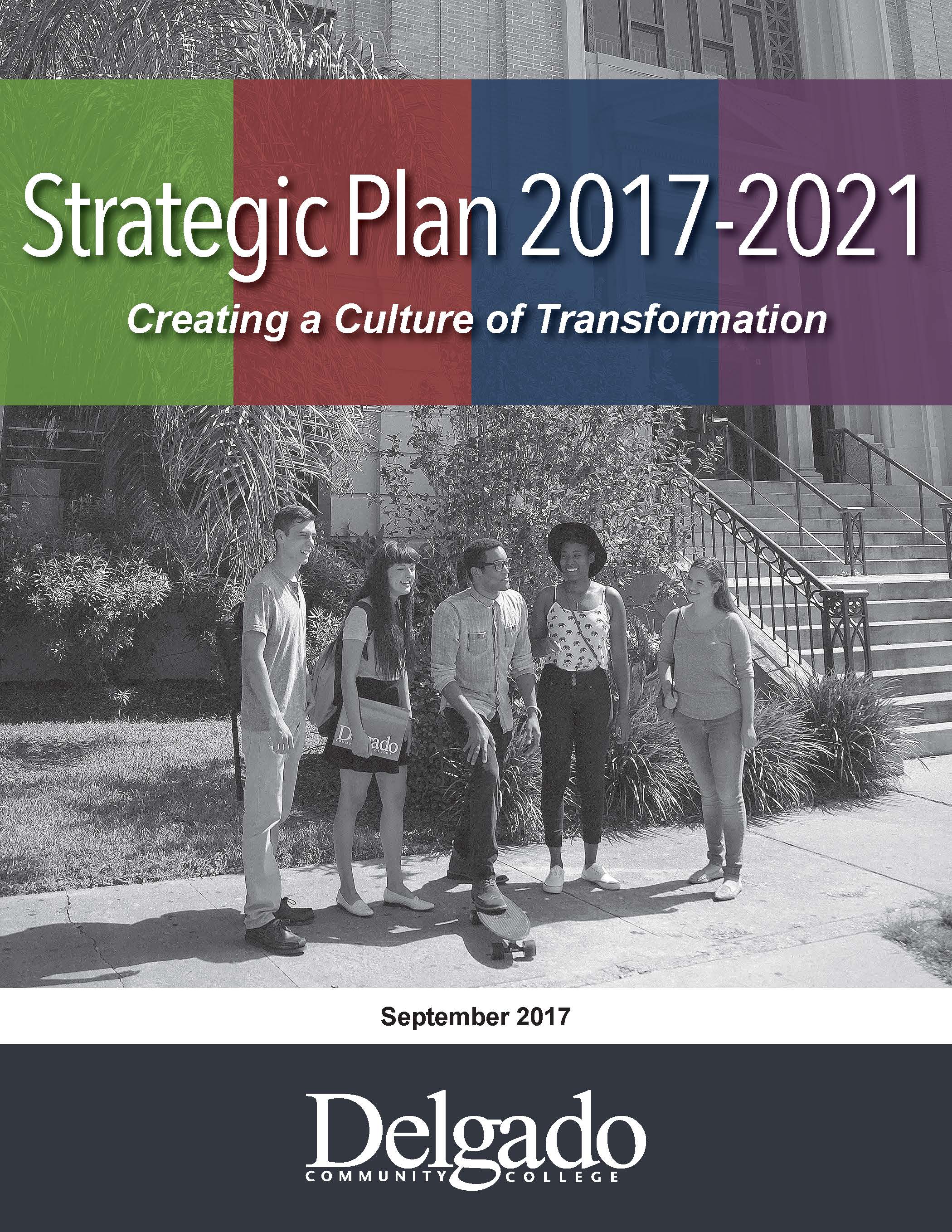 Cover of the 2017-2021 Strategic Plan document