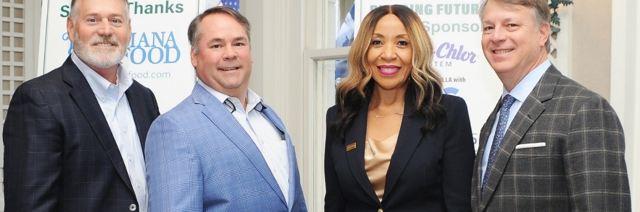 Chancellor with donors