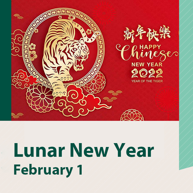 image of tiger with chinese new year text