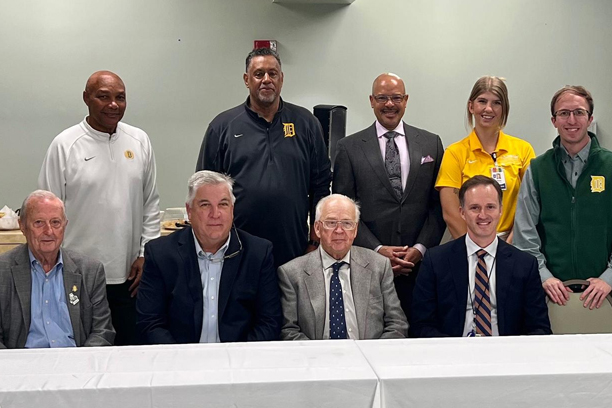 athletic department with Dr. Andrews