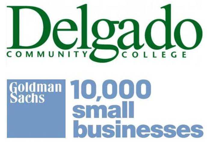 Goldman Sachs 10K Small Businesses logo with Delgado logo