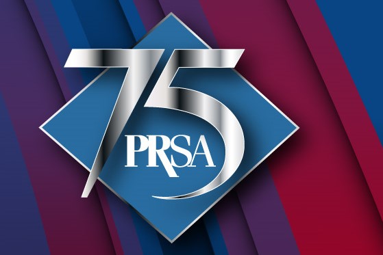 PRSA 75th Anniversary logo