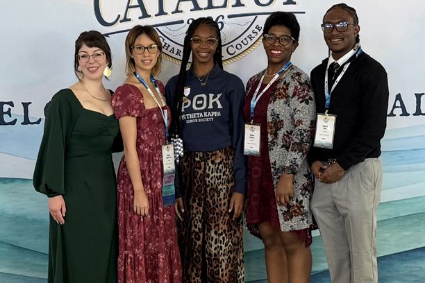 group photo of PTK members in Baltimore