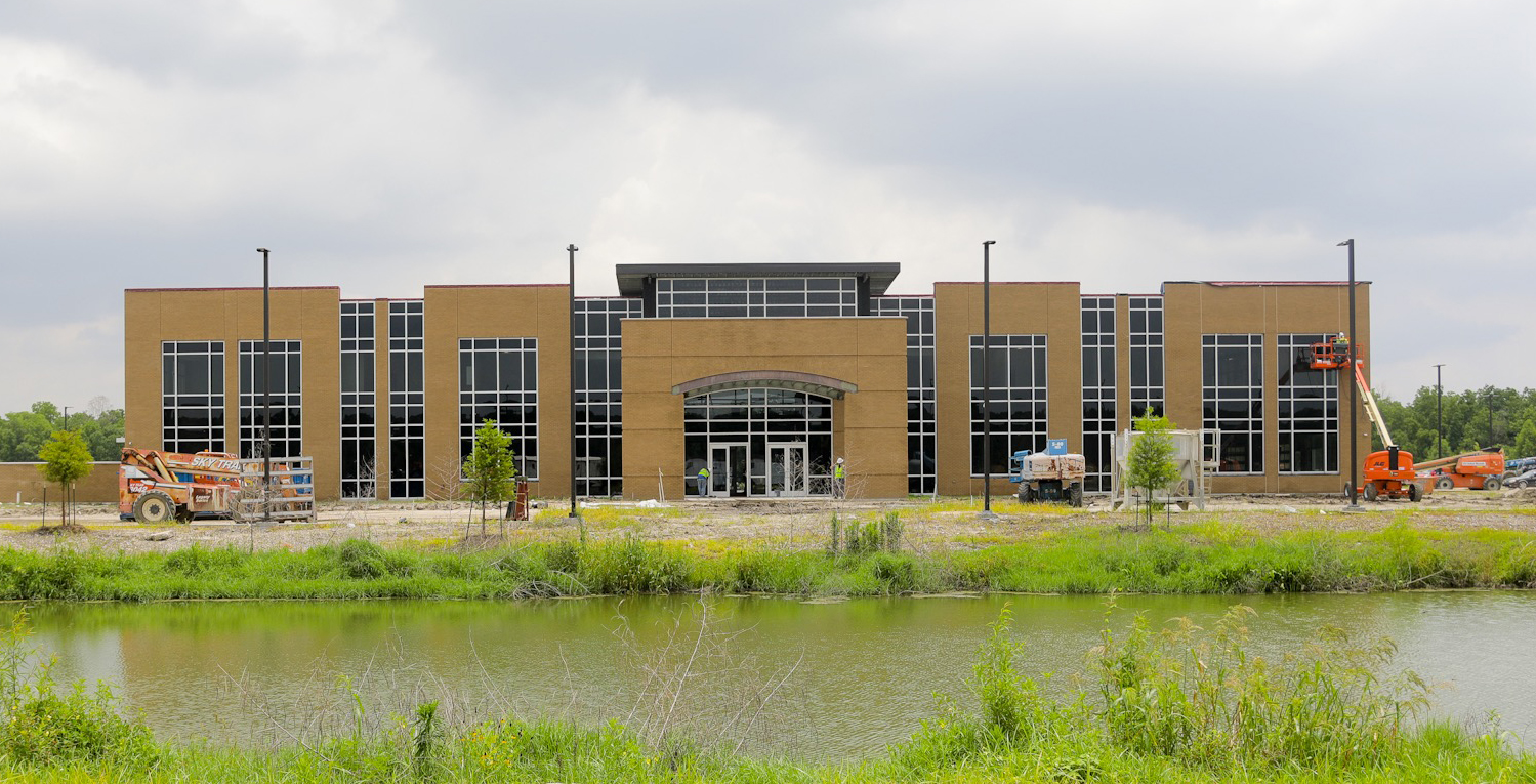 River City building A view of the new Delgado River City site front entrance.