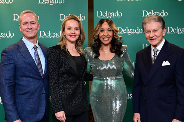 group photo of the chancellor, the mayor, her husband and lee giorgio