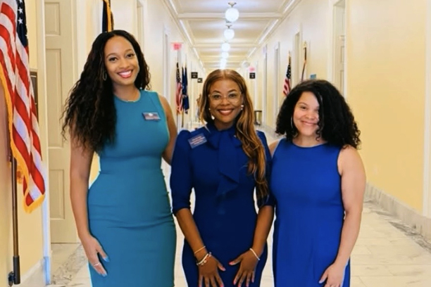 Ronulia Darensburg in the halls of congress