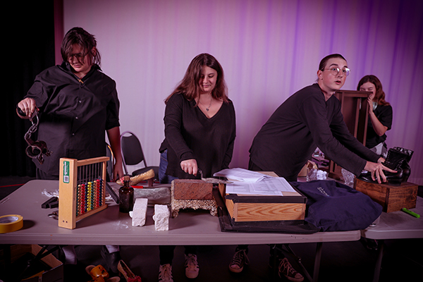 4 members of the cast from the play