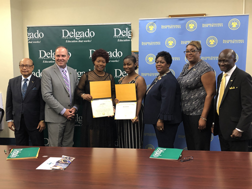 SUNO and Delgado universal transfer degrees