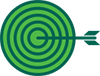 bullseye with an arrow