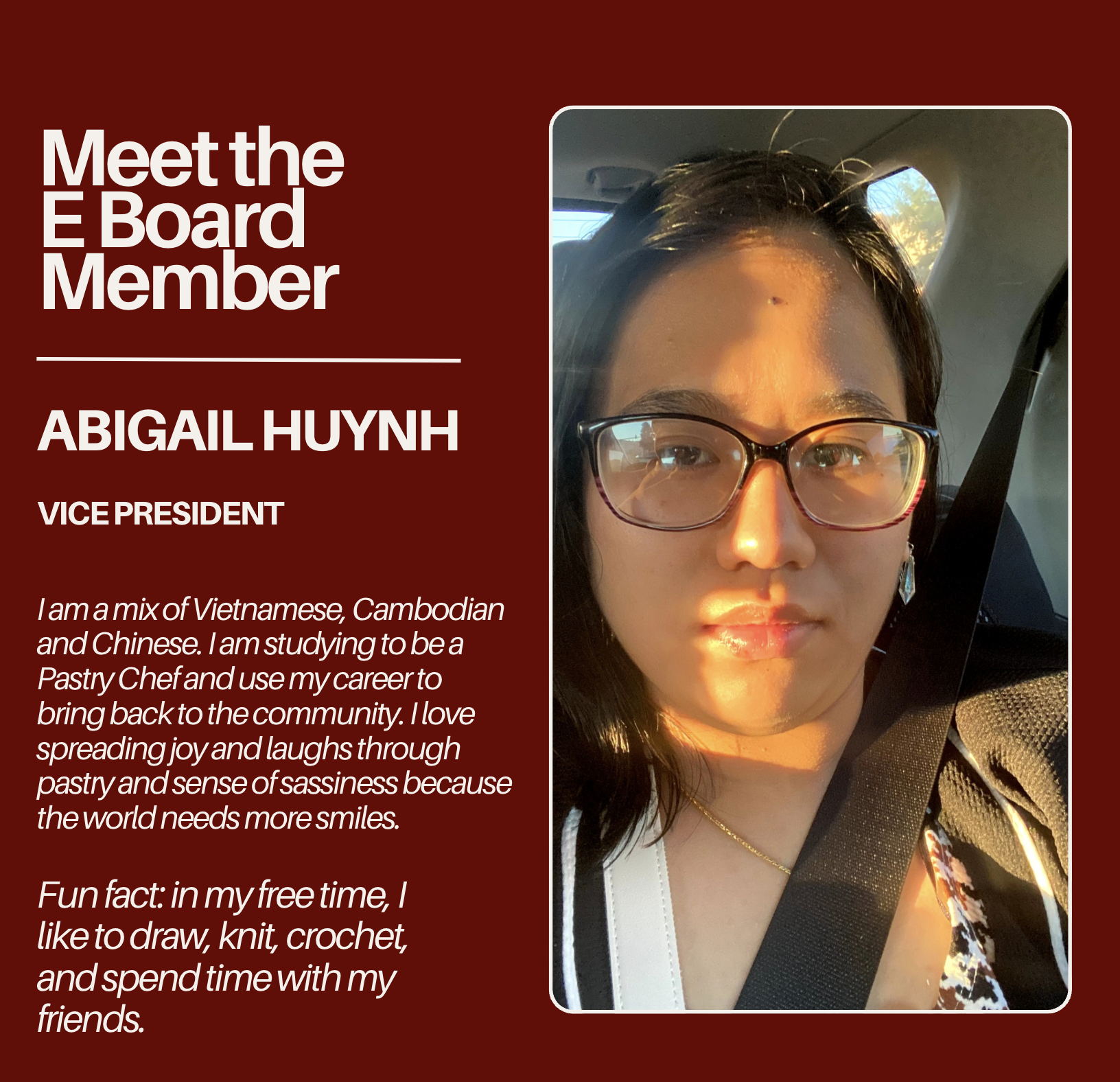 NSLS Vice President Abigal Huynh