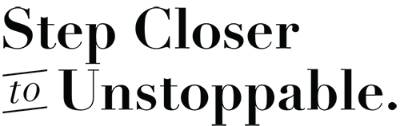 step closer to unstoppable logo text